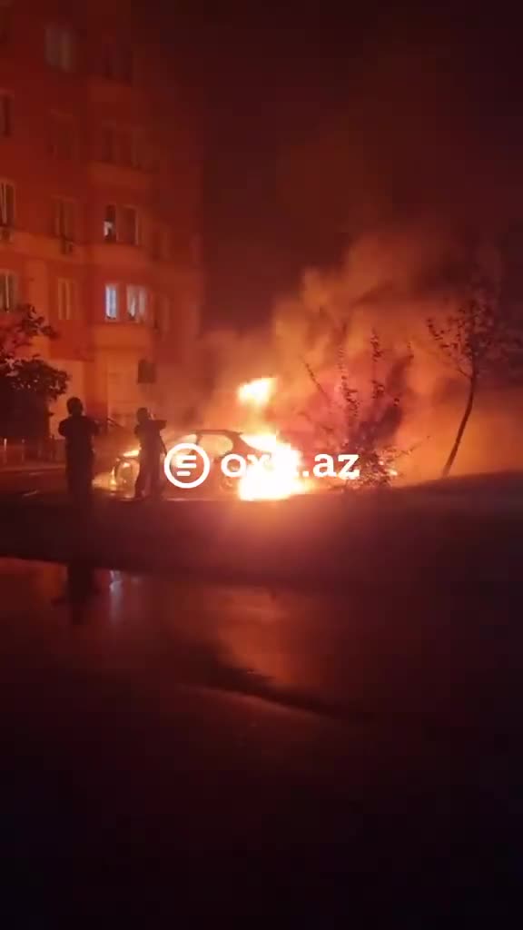 Masazırda 4 avtomobil külə döndü
