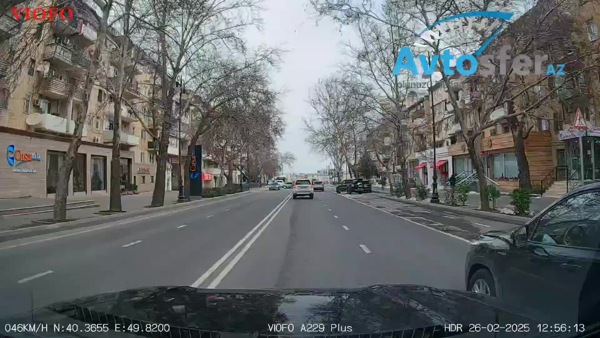 Velosiped zolağını zəbt edən sürücü 