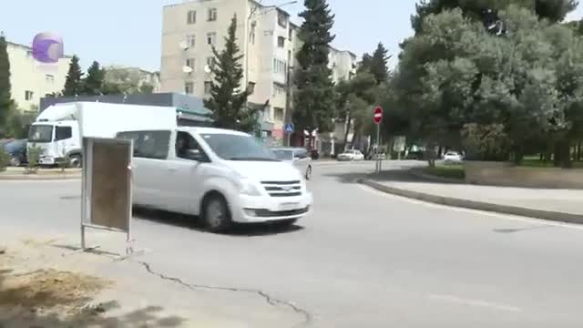 Bakıda bu yol 20 gündə ikinci dəfə çökdü
