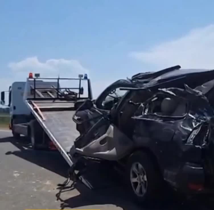 Masallıda baş verən qəzadan görüntülər
