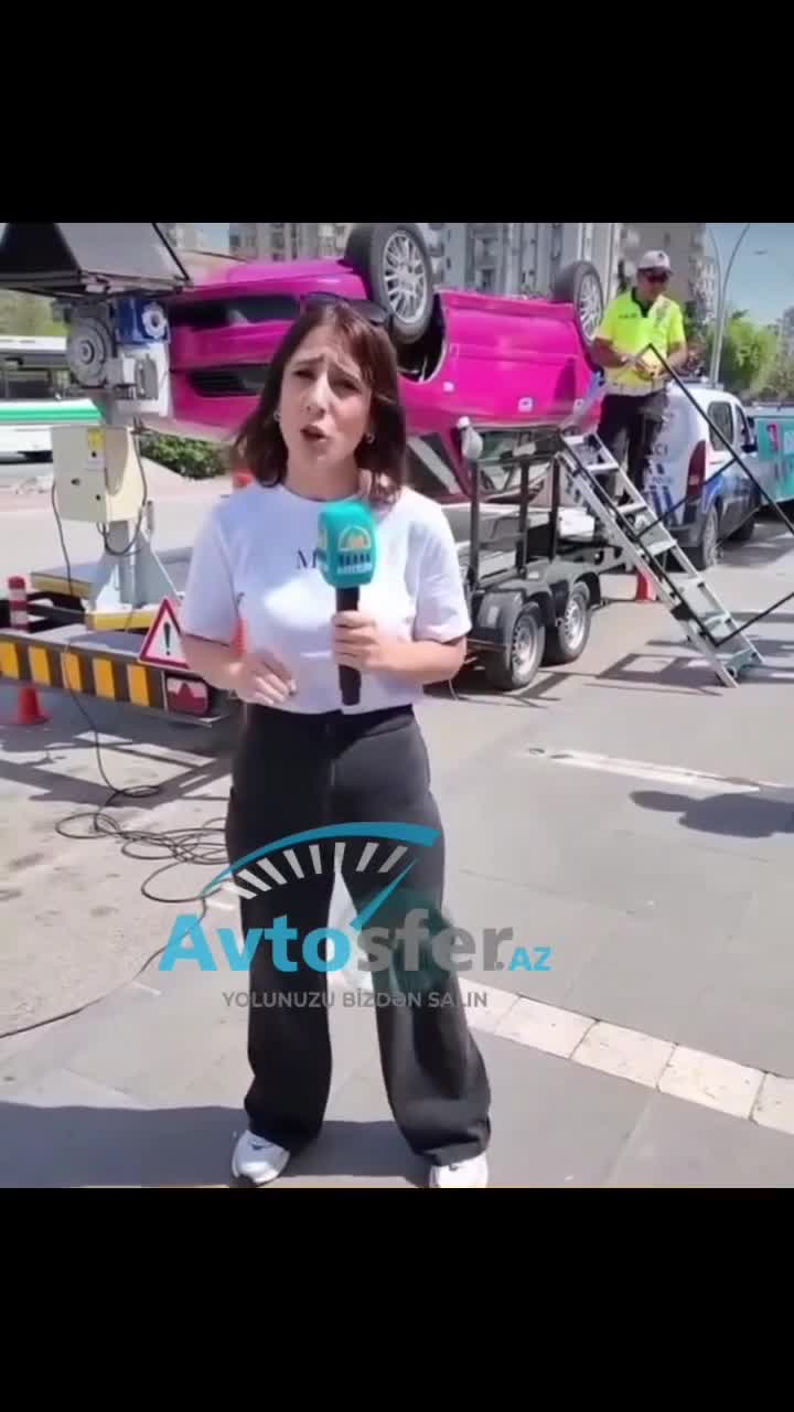 Yol polisi kəmər taxmayan sürücüləri simulyatora mindirdi
