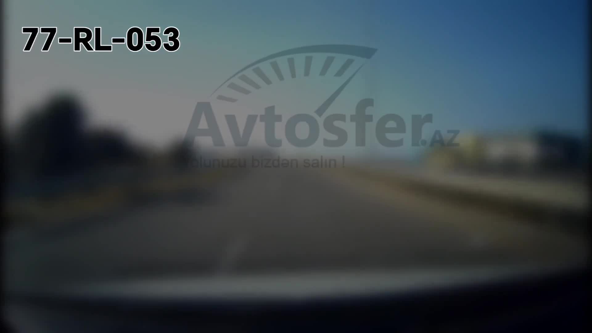 "BMW" sürücüsü magistral yolu protiv getdi