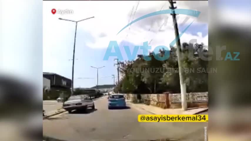 İçkili sürücü qadının idarə etdiyi avtomobilin qəzaya uğradı