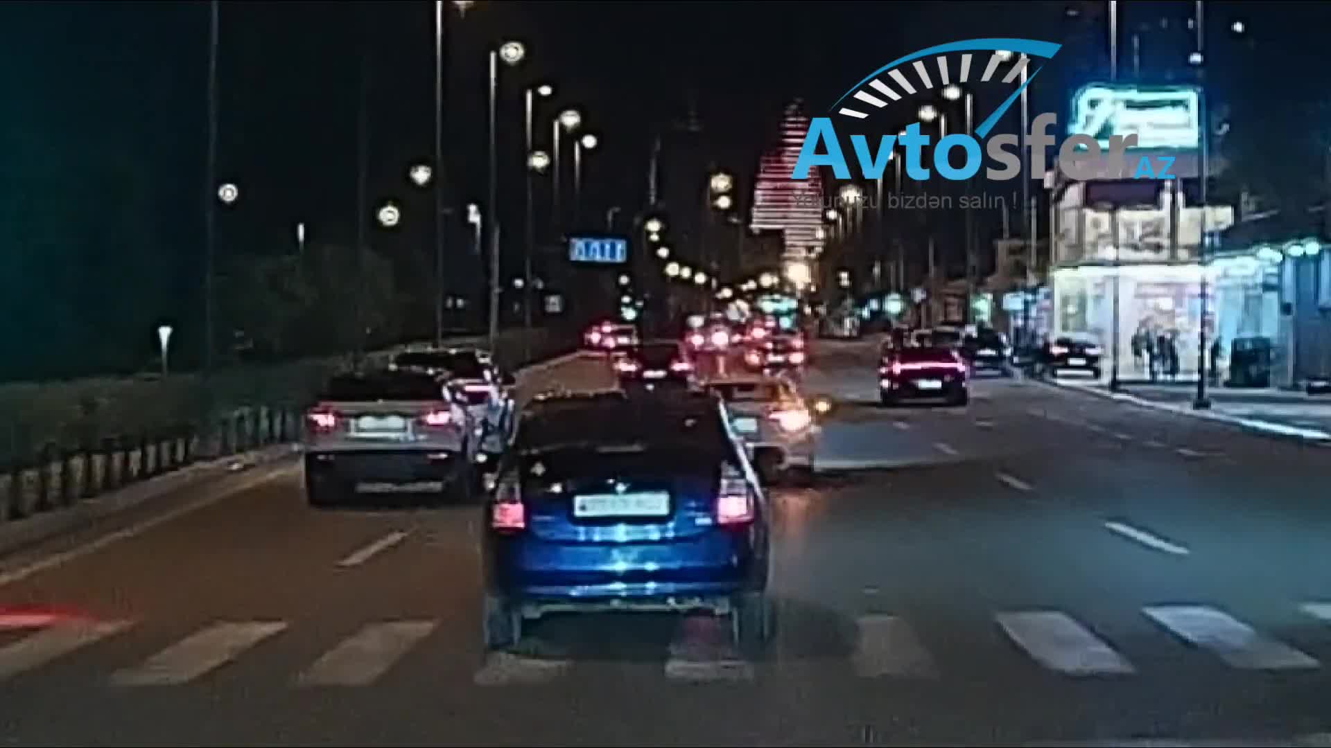 Rusiyadan gəlib Bakıda özbaşınalıq edən sürücü təhlükə yaratı