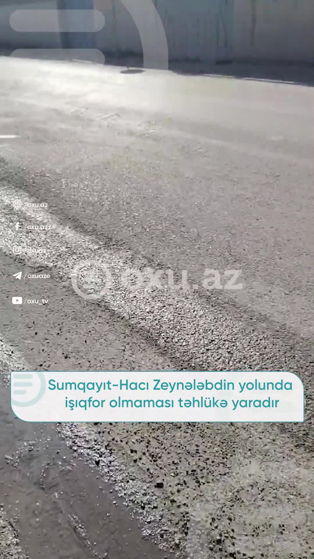 Sumqayıtda təhlükəli vəziyyət