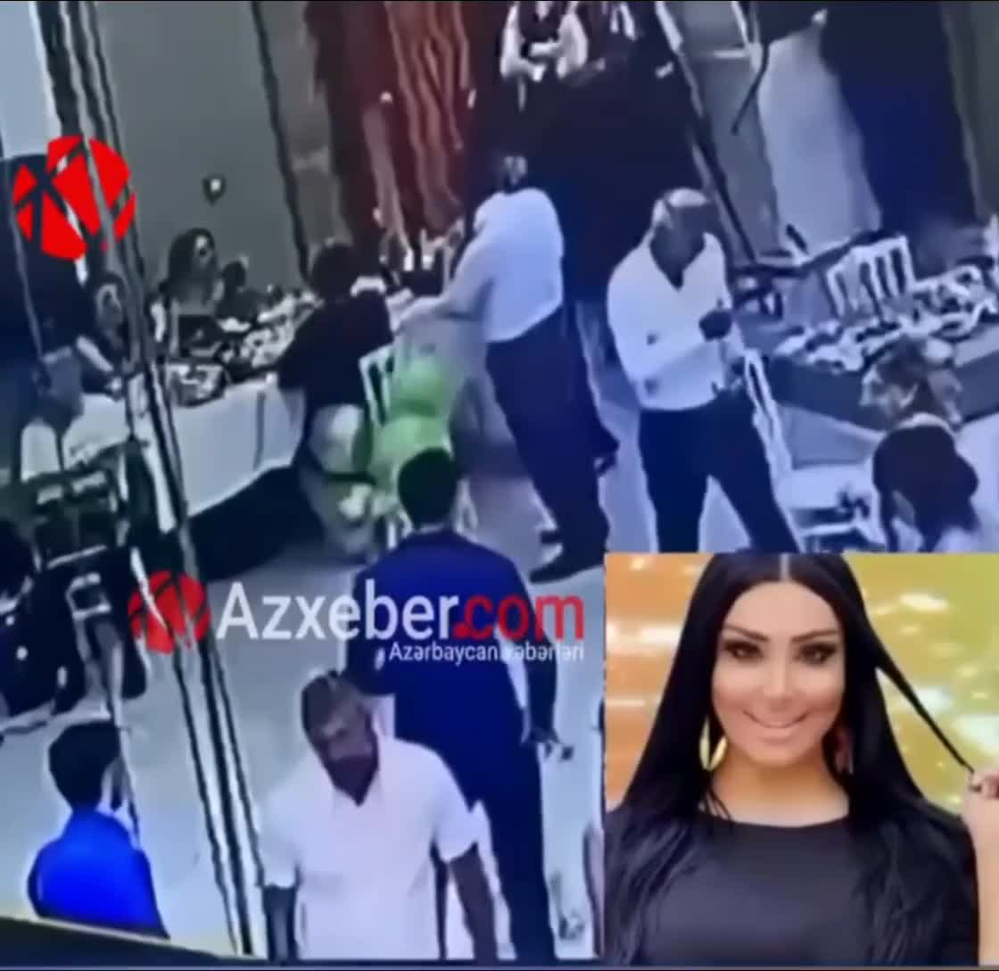 Kəmalə Günəşlinin toy sahibi ilə davasının videosu