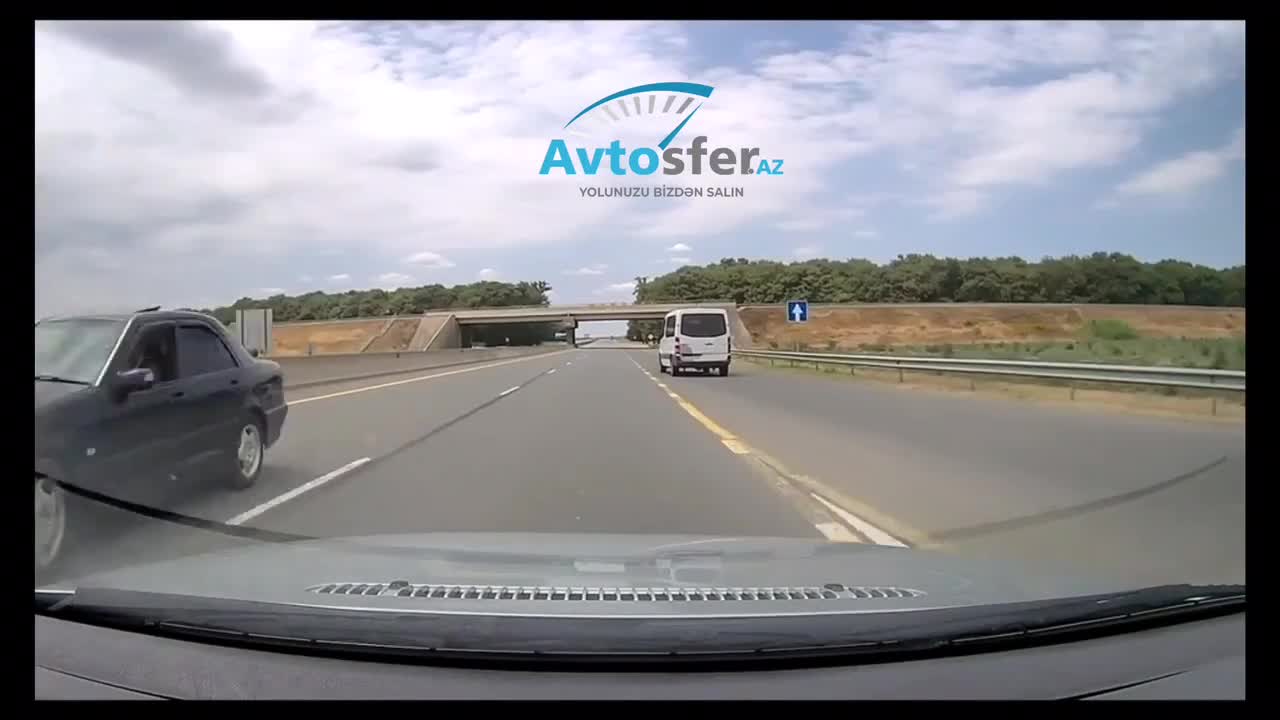 110-luq yolda əks yola çıxıb təhlükə saçan sürücü