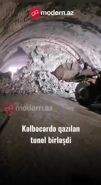 Murovdağ tuneli birləşdi