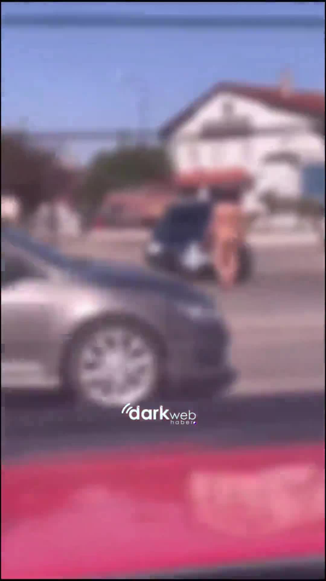 Çılpaq qadın küçədə maşınlara və insanlara hücum etdi