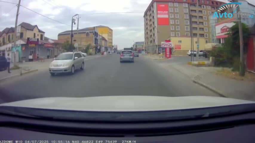 Qəza şəraiti yaradan sürücü