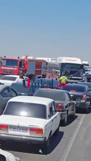 Bakıda "Daewoo" yanıb