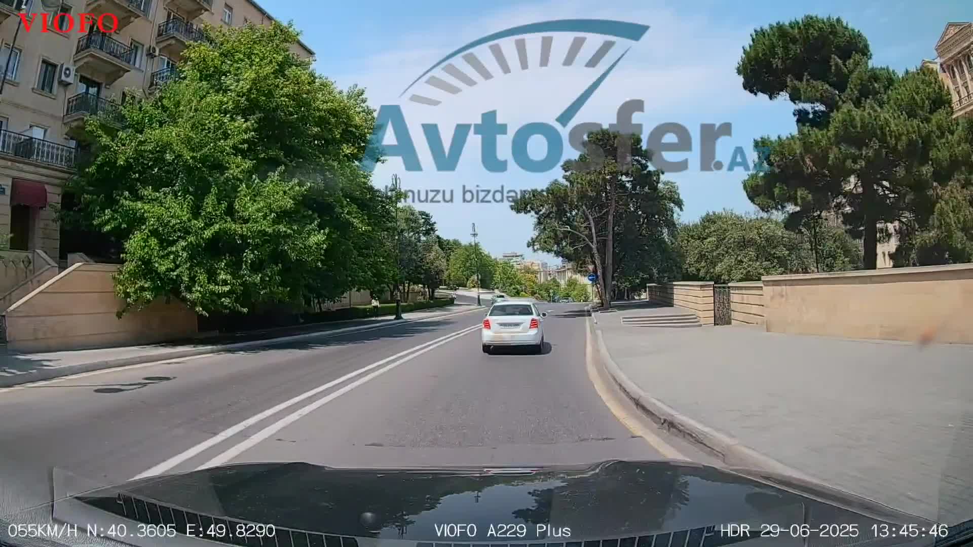 Kameradan xətt görünür, amma maşın sürəndə görünmür 