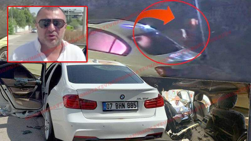 azərbaycanlı iş adamı Bəxtiyar Muradovun “BMW”si yandırıldı