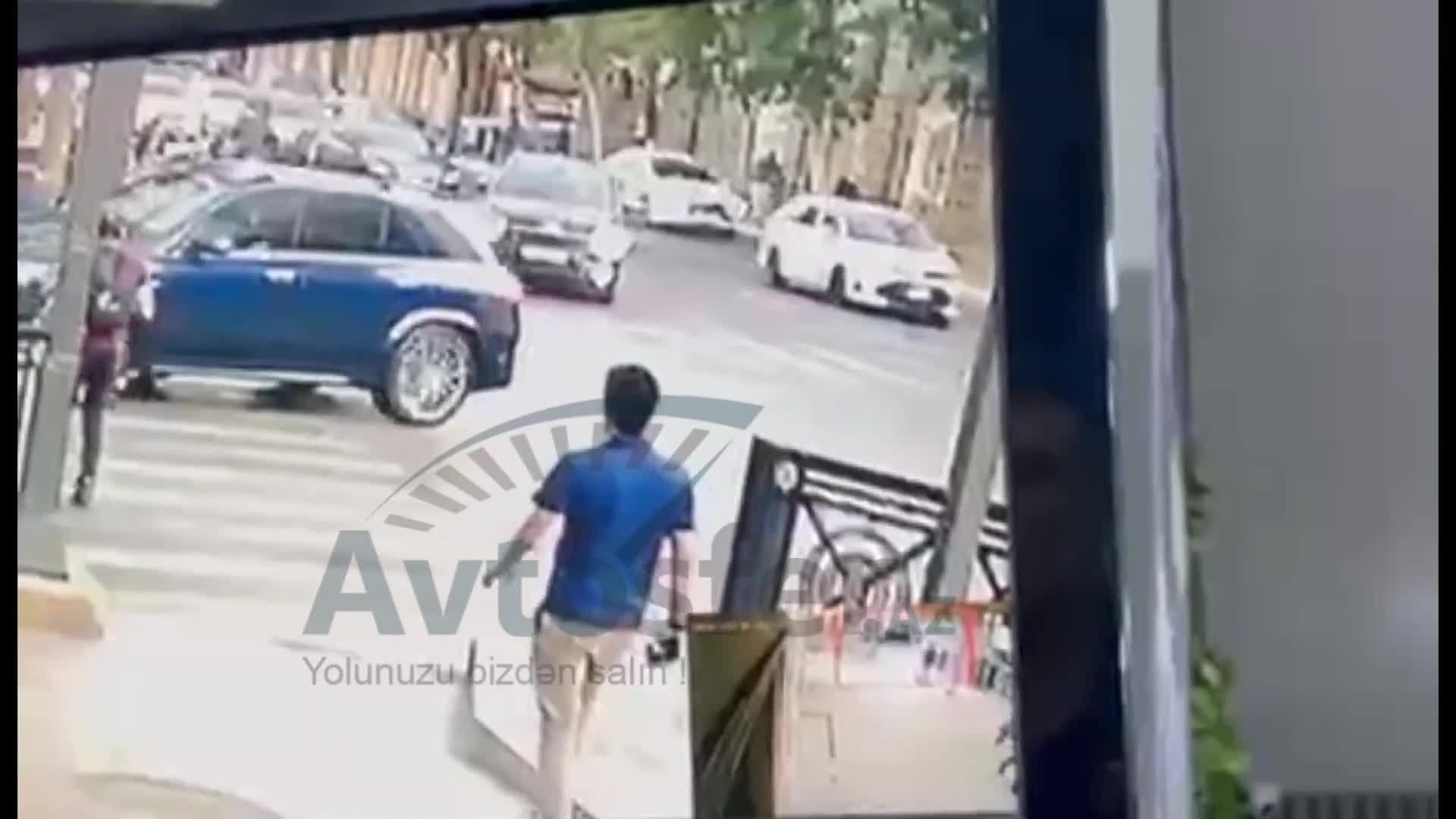 Skuterdəki azyaşlının maşının altında qalması
