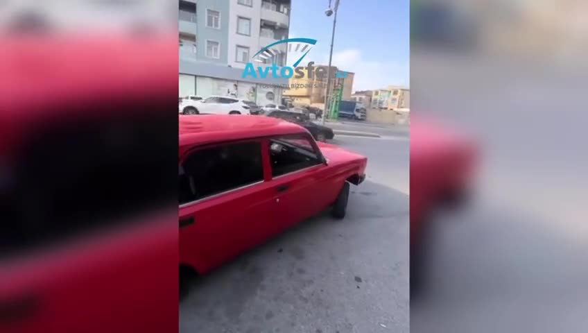 Maşının başına hər cür oyun açıb “hoqqa” verən sürücü