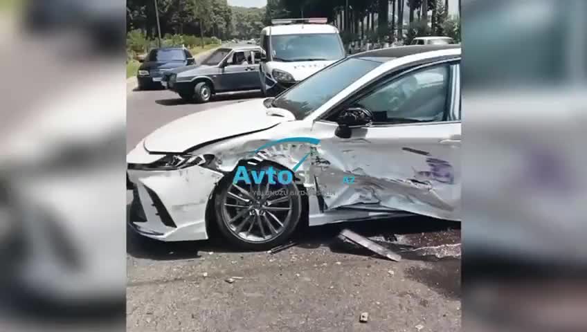 Masallıda “Toyota” və “VAZ” toqquşdu, xəsarət alan var
