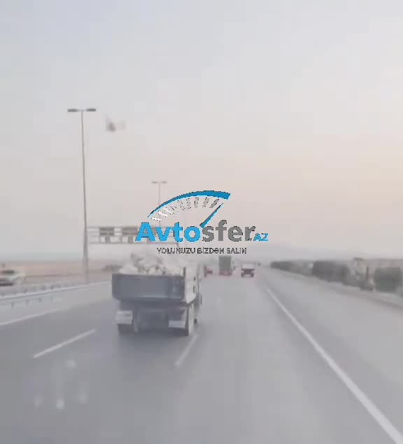 Normadan artıq kərpic yüklənən “KamAZ” sürücüsü təhlükə yaratdı