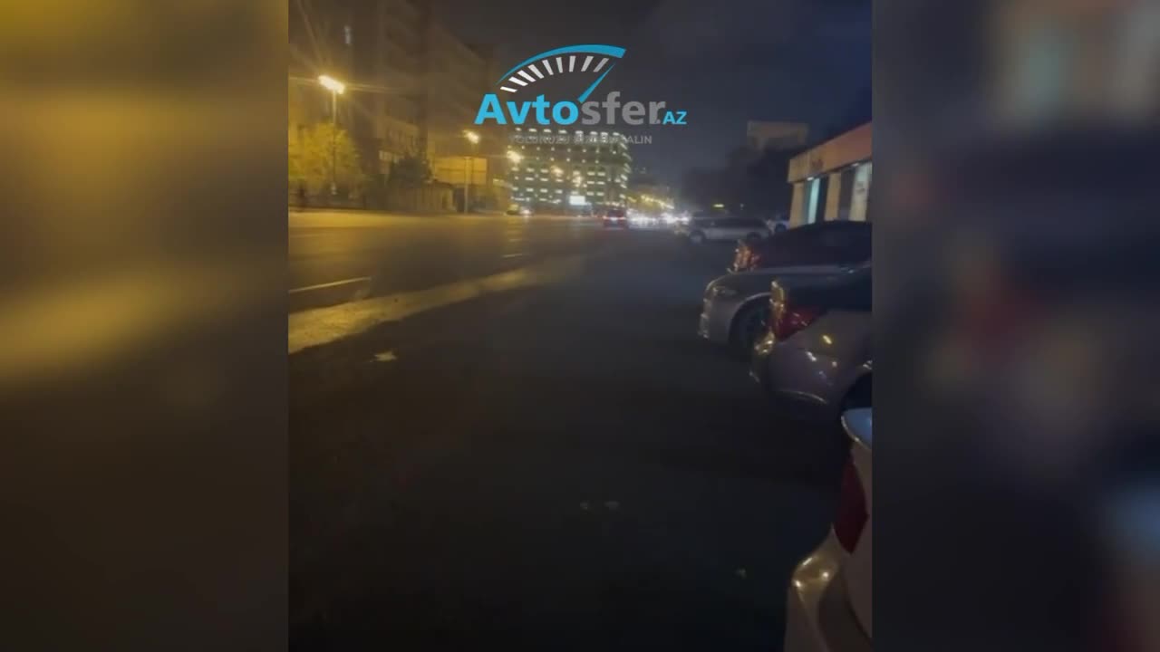 Bakıda “BMW” ilə riskli manevrlər edən sürücü 