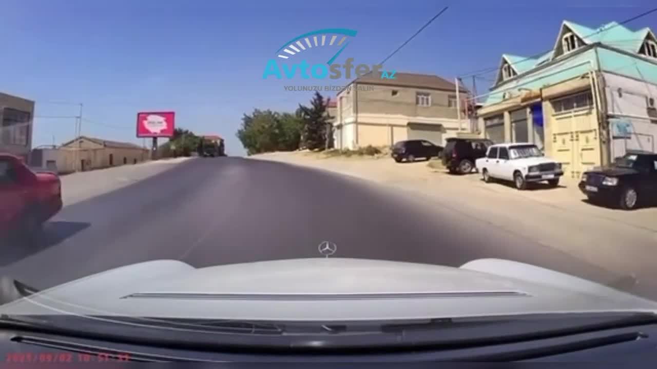Hövsanda əks yola çıxan sürücü 