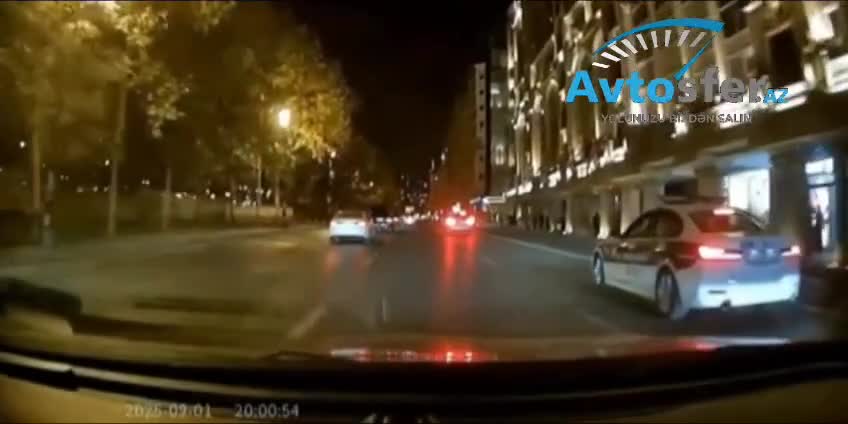 Skuter sürücüsünün hərəkəti qəza vəziyyəti yaratdı