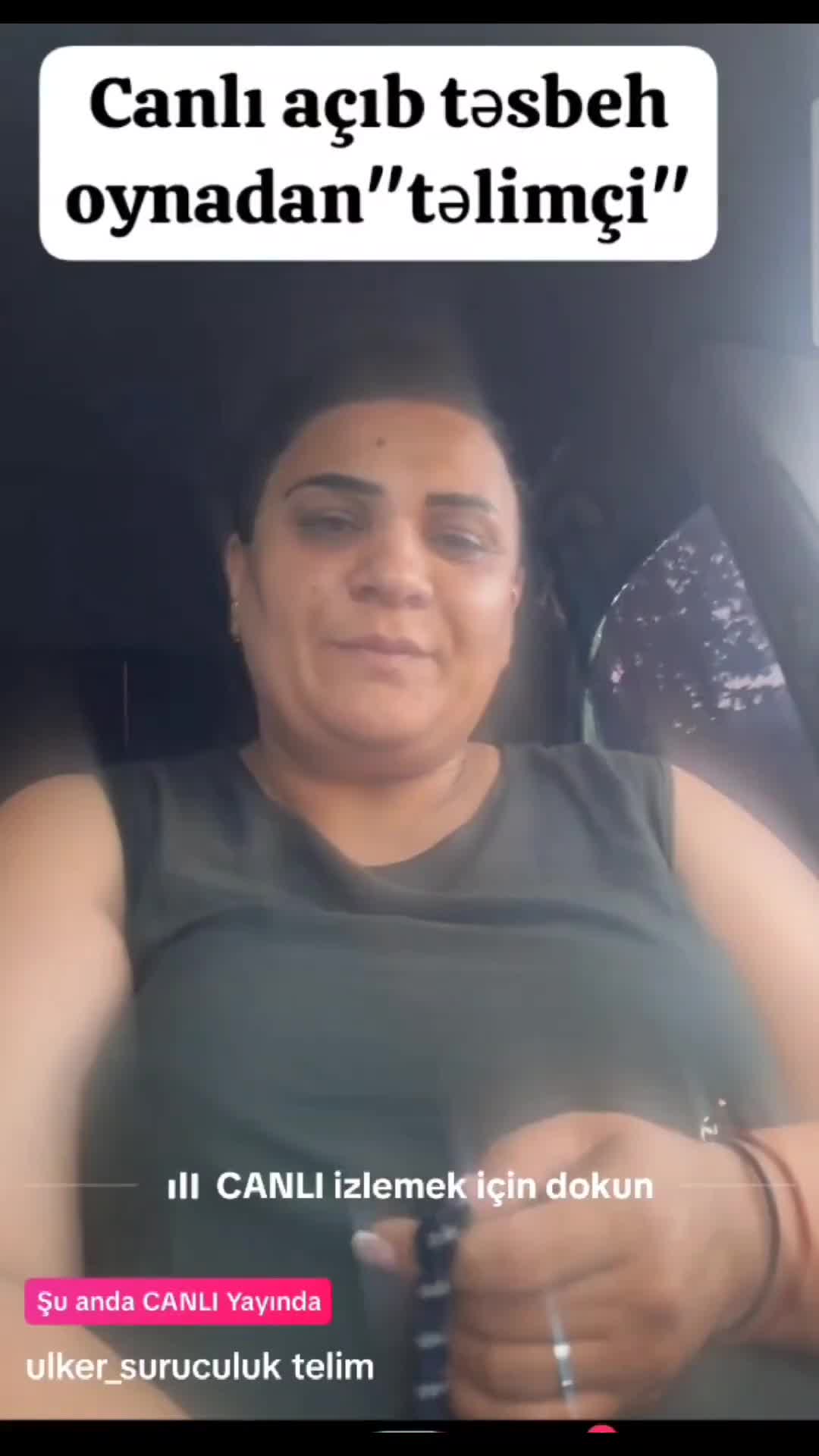 Sürücülük təlimçisinin bu hərəkətləri gündəm oldu