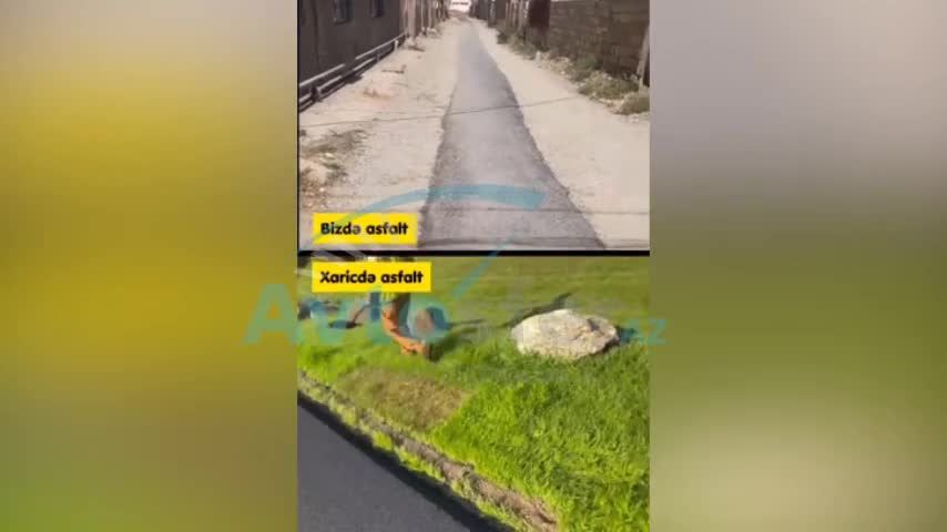 Müşfiqabadda asfaltın vəziyyəti