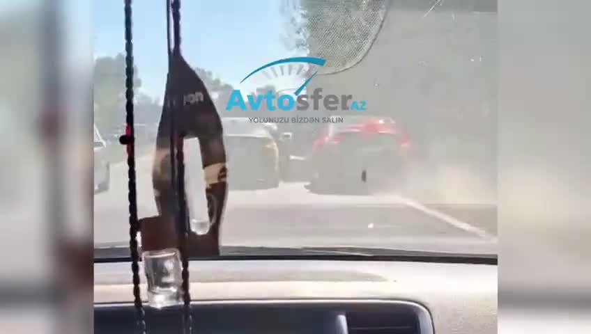 Qəbələdə toy kortejini “yarışa” çevirən “Prius” sürücüsü