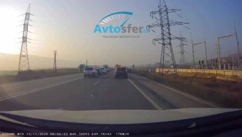 Bu yolda 50-yə yaxın sürücü eyni qaydanı pozdu