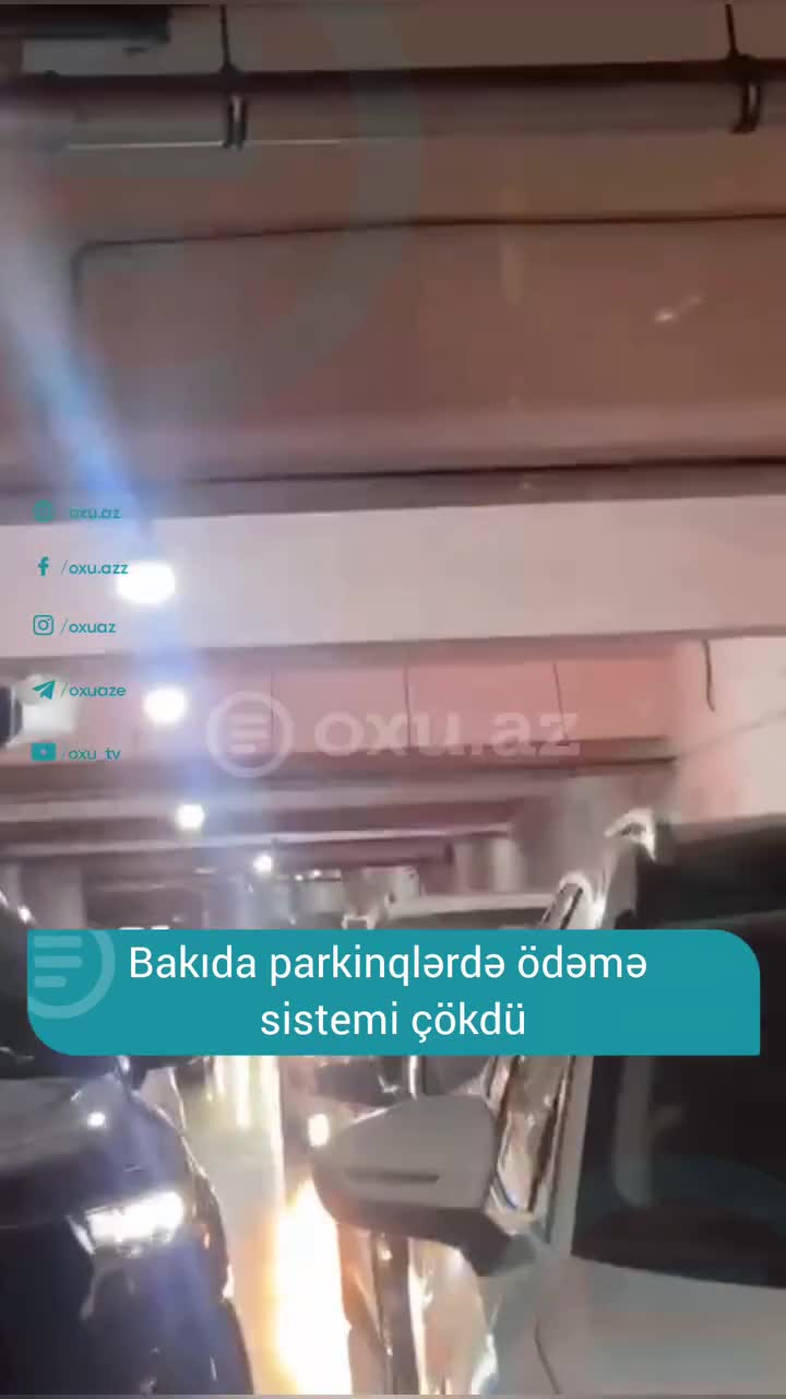 Bakıda bəzi parkinqlərdə ödəmə sistemi çökdü