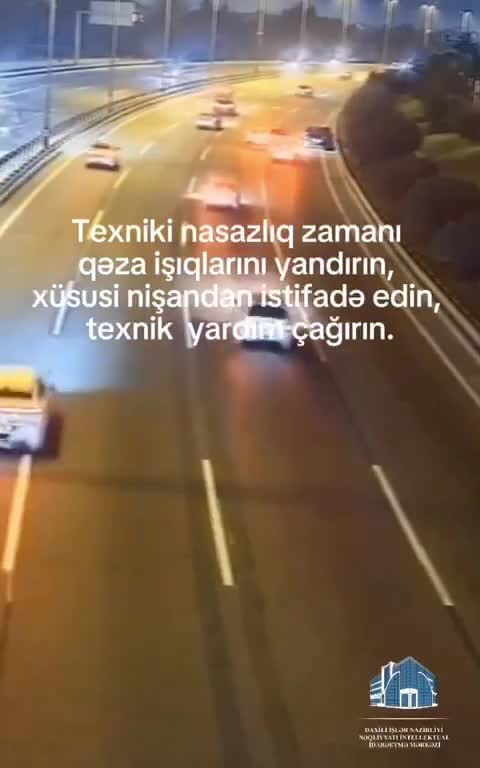 Aeroport yolunda avtomobil texniki nasaz maşına çırpıldı