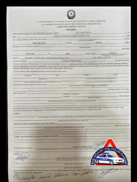 Narkotik istifadəçisi olan sürücü postda saxlanıldı