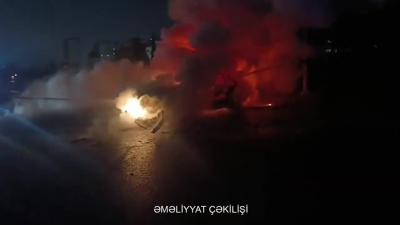 Masazırda “BMW” yandı