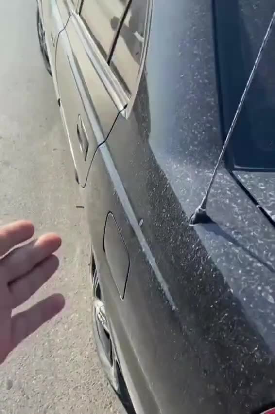 Yola atılan qaz açarı təkəri deşdi