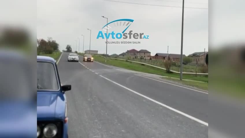 Sürət yarışına girən sürücülərin videosu “TikTok”da yayıldı