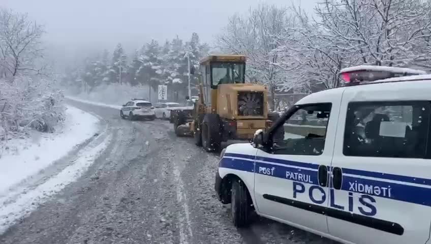 Ağsuda hərəkət çətinləşdi