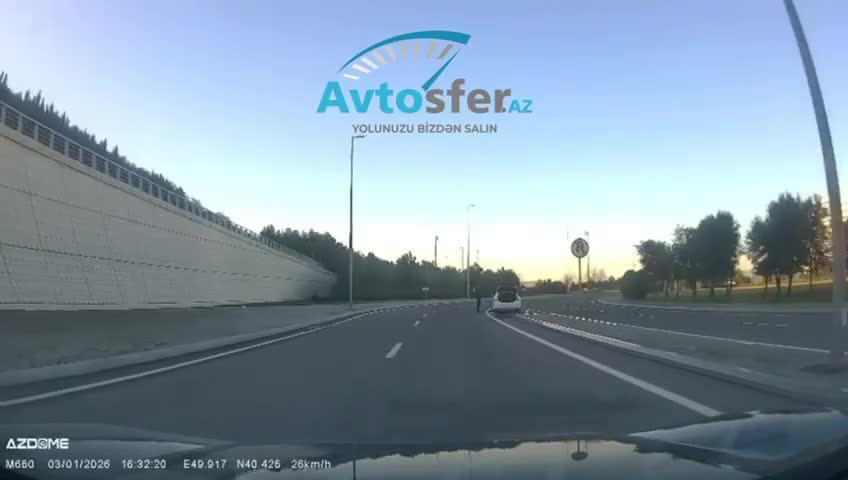 Adacığı “moyka”ya çevirən sürücü