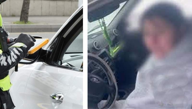 Sərxoş halda tutulan qadın sürücü yol polislərinə qarğış etdi  