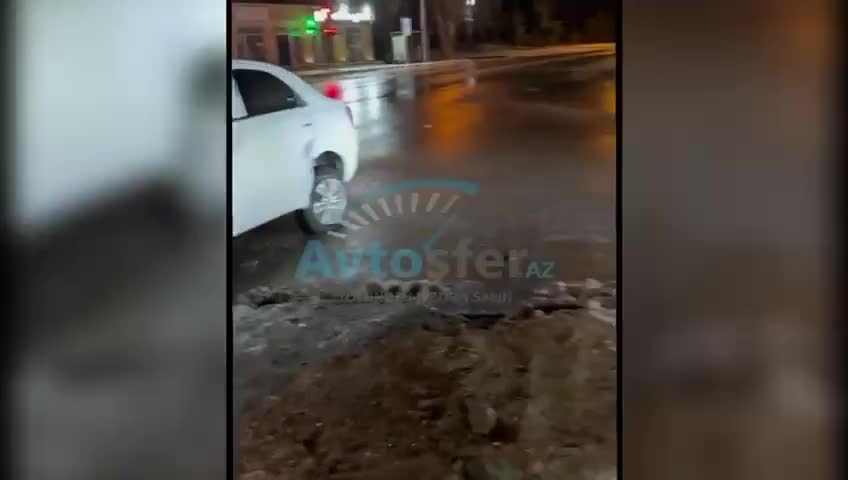 Qaraçuxurda “Nissan”la toqquşan “Chevrolet” aşdı