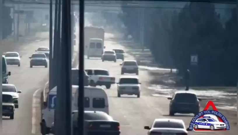 Narkoman sürücü yük maşını ilə təhlükəli şou göstərdi 