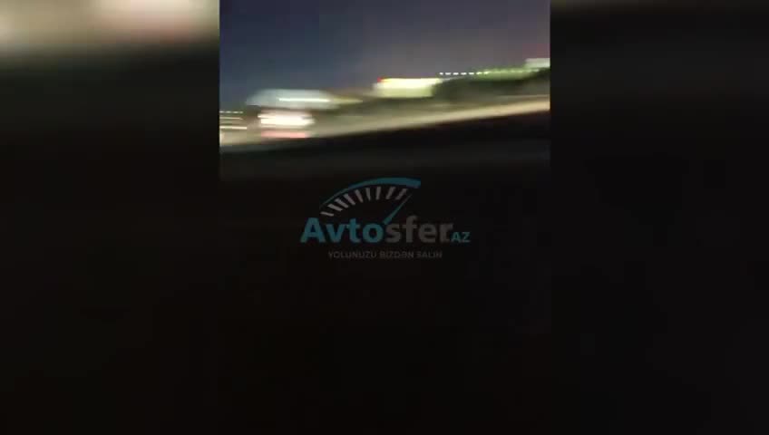 Zabrat‑Maştağa şossesindəki çuxur sürücüləri yarı yolda qoyur