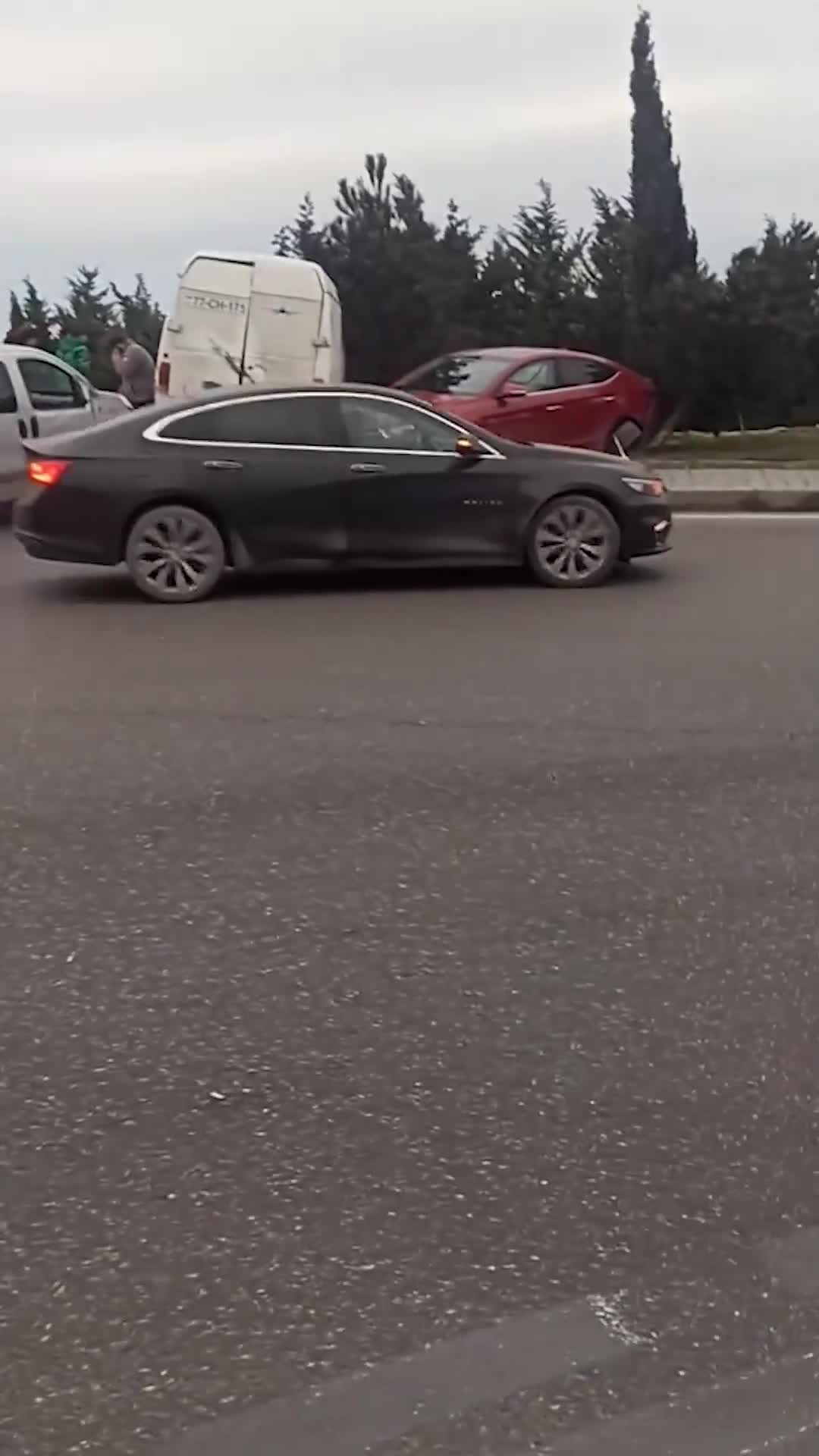 Bakıda zəncirvari qəza