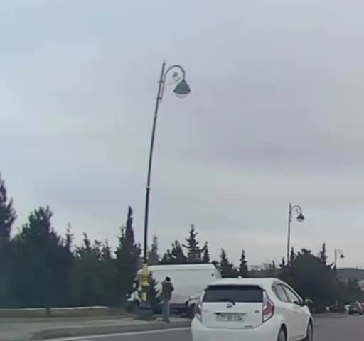 Zığ yolunda baş verən zəncirvari qəzanın ANBAAN VİDEOsu