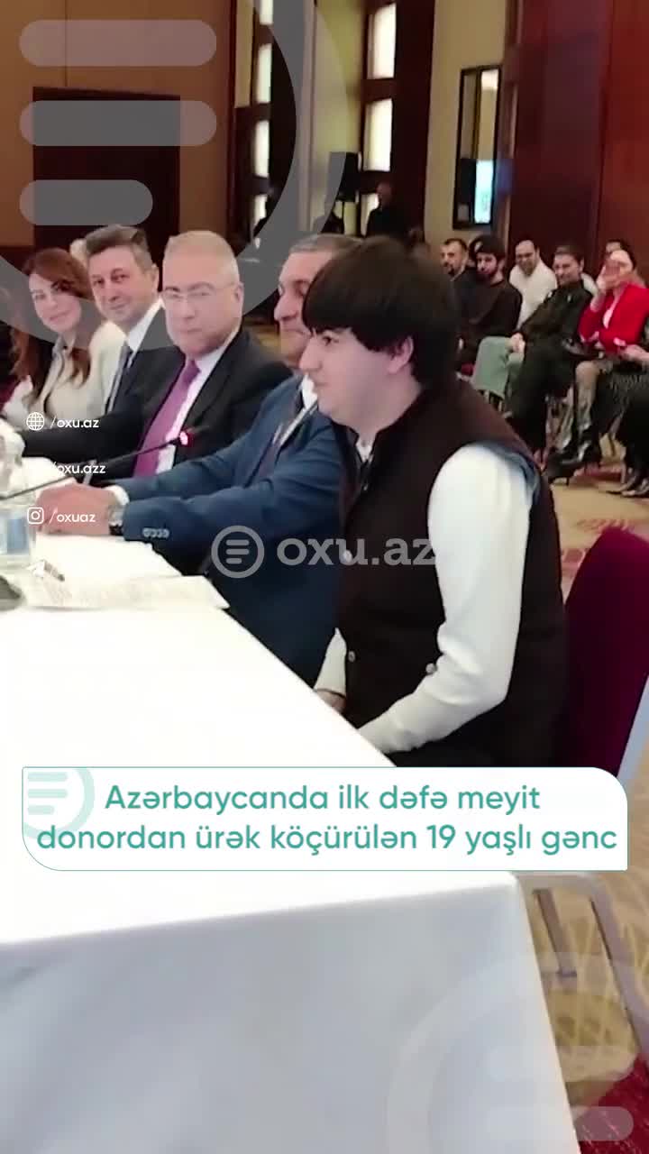 Meyit donordan ürək köçürülən 19 yaşlı Rəşad 