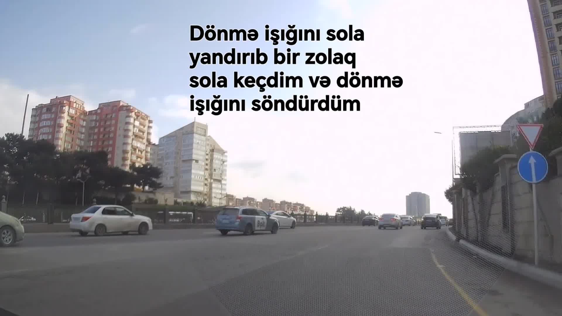 Qayda pozub təhlükə yaradan sürücü günahı o birinin üzərinə atdı