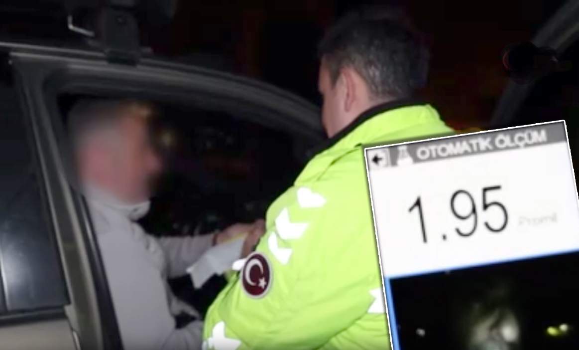 İçki içib sükan arxasında yatdı 