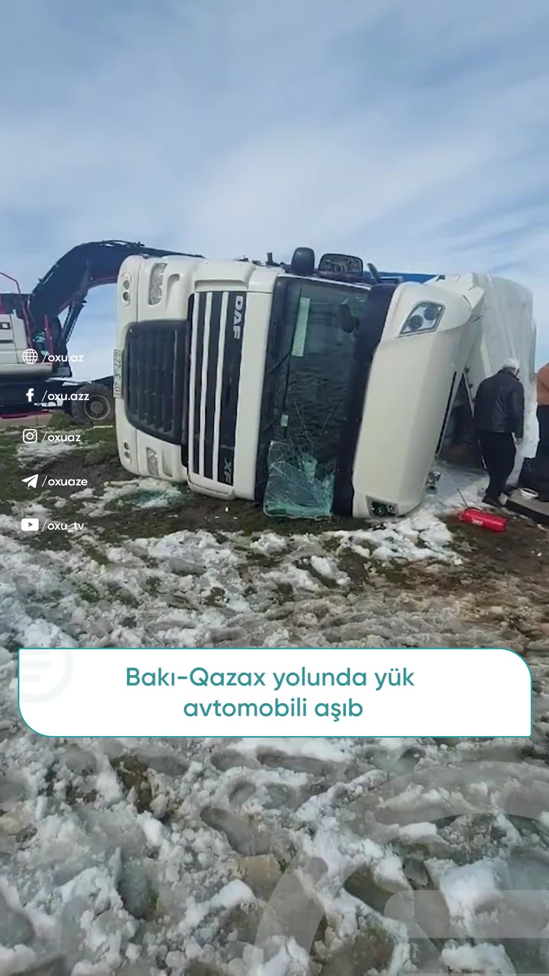 Bakı-Qazax magistralında qorxulu anlar: