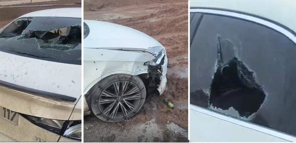 Qəza törədib mübahisə edən sərxoş şəxslər ...