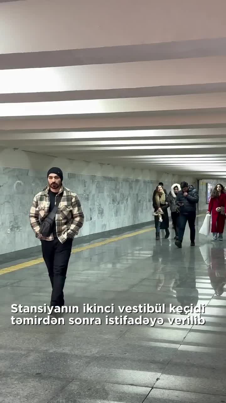 Bakı metropoliteni təmir işlərini başa çatdırdı 