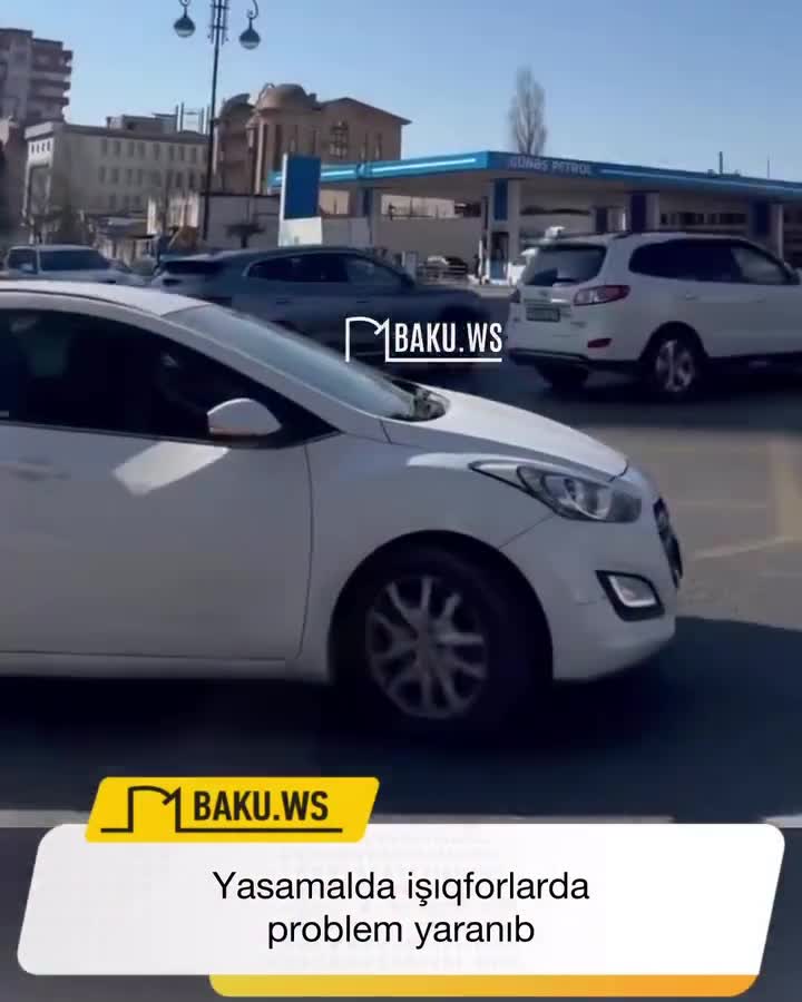 Bakıda bu ərazidə işıqforlar işləmir