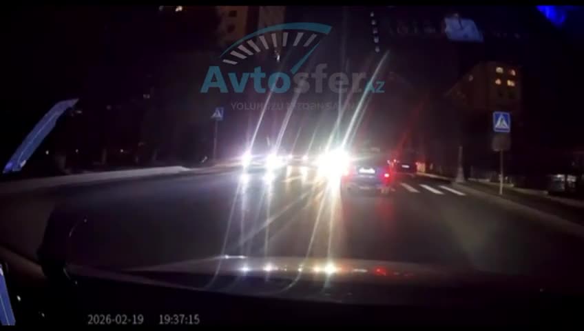 Kuryeri vurdu, yerdəykən hərəkətə başladı